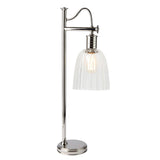 Douille Vintage-Style Polished Nickel Table Lamp