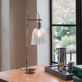 Douille Vintage-Style Polished Nickel Table Lamp