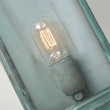 Downing Street Verdigris Brass Wall Lantern