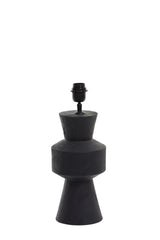 Matte Black Wooden Lamp Base Ø17x44 cm Gregor Design
