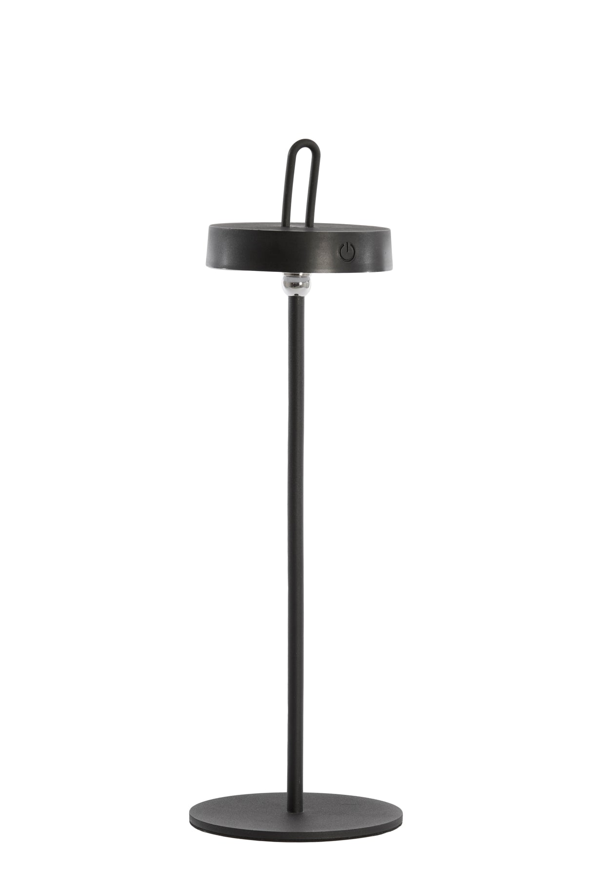 Sleek Black LED Table Lamp Ø13x47 cm - Ampeha Series