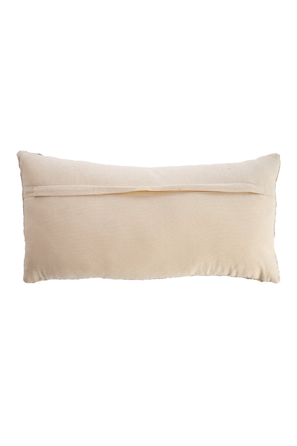 Beige Sarmato Lumbar Cushion 60x30 cm