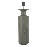 Dugan Table Lamp Black Volcanic Glaze With Shade