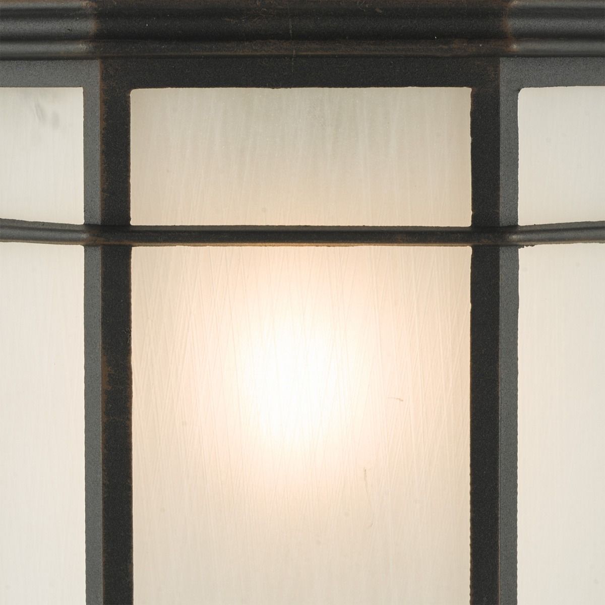 Dulbecco Outdoor Wall Light Black Opal Acrylic IP44