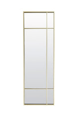 Elegant Gold-Edged Rincon Mirror with Smoked Glass - 50x3x150 cm