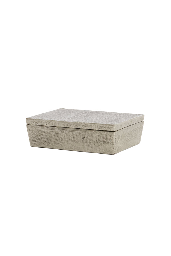 Antique Silver Lina Deco Box 37x27x11 cm