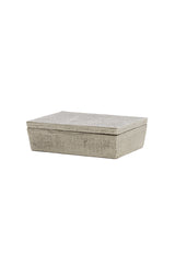 Antique Silver Lina Deco Box 37x27x11 cm