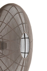 Rustic Modern Pendant Lamp - Matt Dark Brown Finish