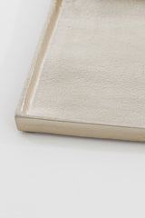 Luminous Gold Square Serving Dish 20x20x1.5 cm