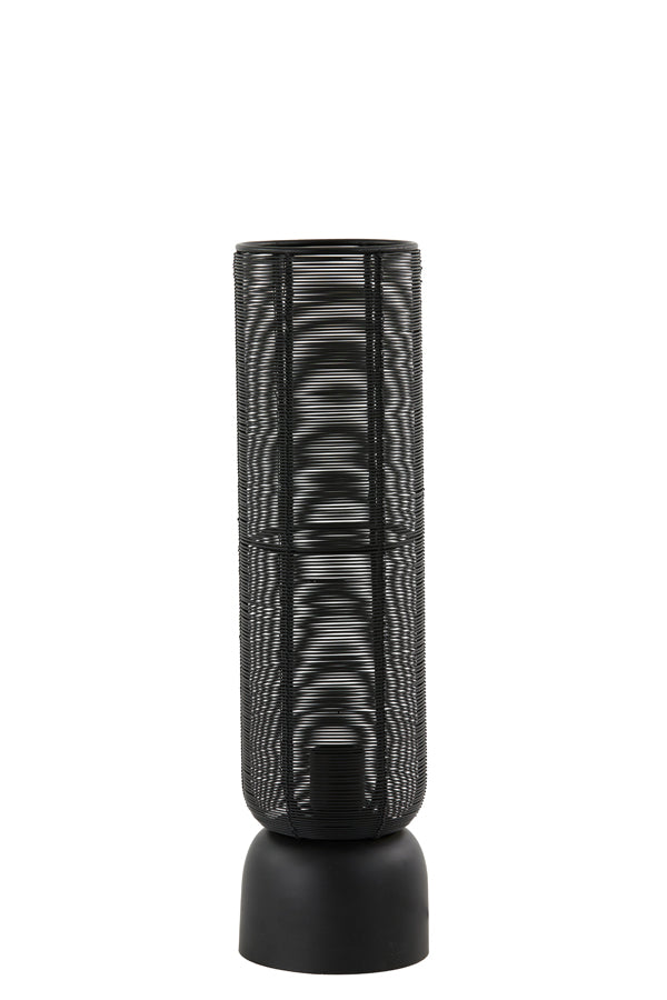 Matte Black Lezuza Table Lamp - 13.5x49.5 cm