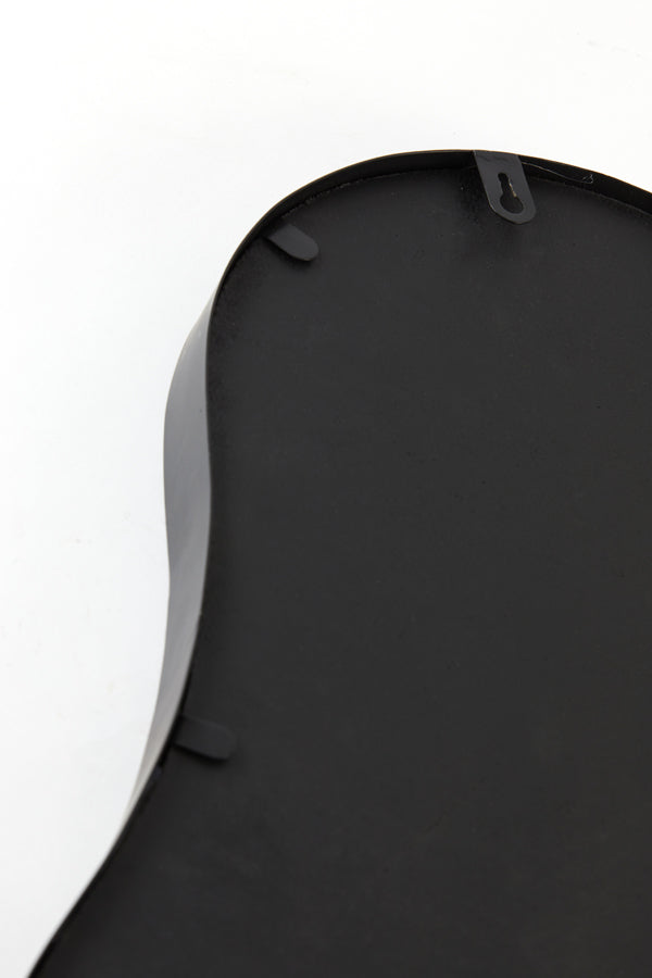 Levu Matte Black Wall-Mounted Mirror 39x4x59 cm