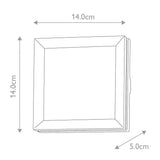 Graphite Outdoor Minimalist Wall Light - Seine Series