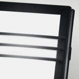 Compact Graphite Wall Light - Mini Seine 3341S