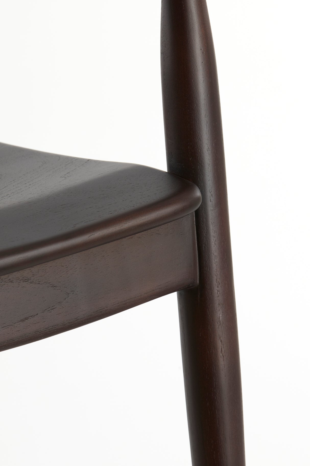 Elegant Black Wooden Dining Chair 60x58x83 cm