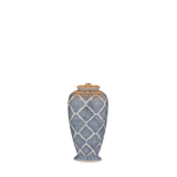 Ely Table Lamp Blue/White Base Only