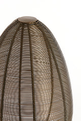 Elegant Vintage Bronze and Matte Black Table Lamp, 20x67 cm