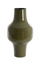 Elegant Dark Olive Green Vase Deco Ø27x49 cm