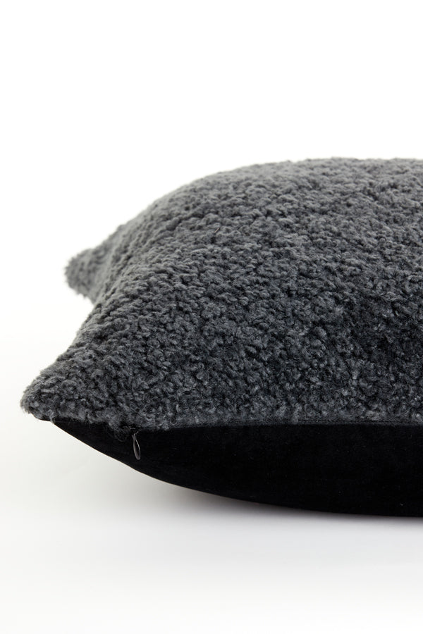 Lumbar Pillow 60x30 cm Lina Charcoal
