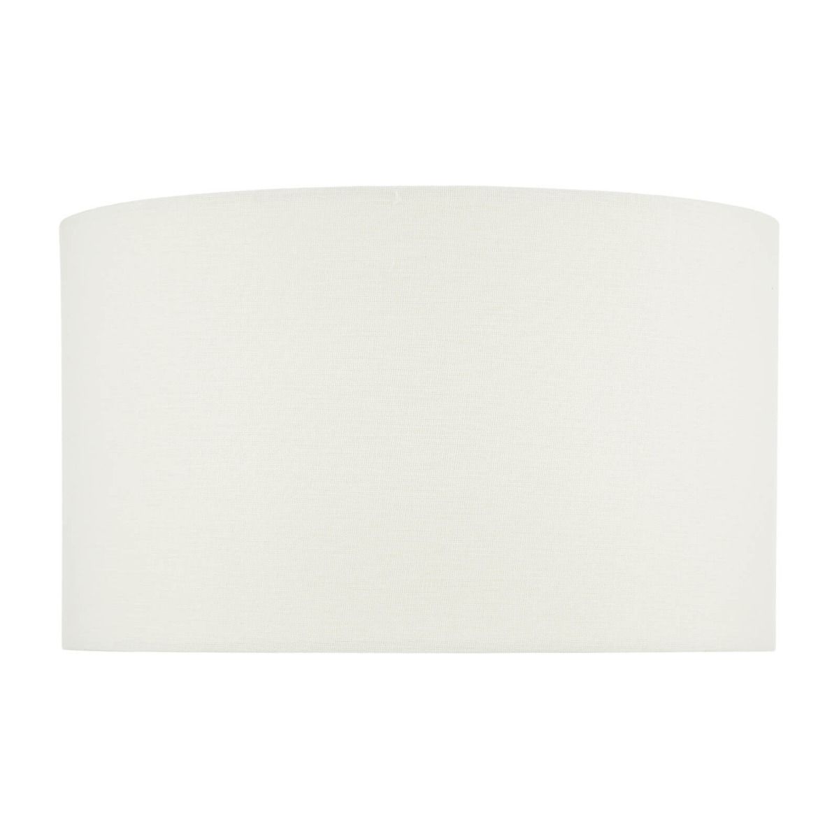 Esarosa White Linen Drum Shade 37cm