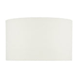Esarosa White Linen Drum Shade 37cm