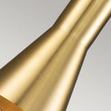 Etoile 1lt Medium Pendant - Aged Brass and Gold Leaf Aged Brass and Gold Leaf