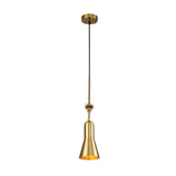 Etoile 1lt Small Pendant - Aged Brass and Gold Leaf Aged Brass and Gold Leaf