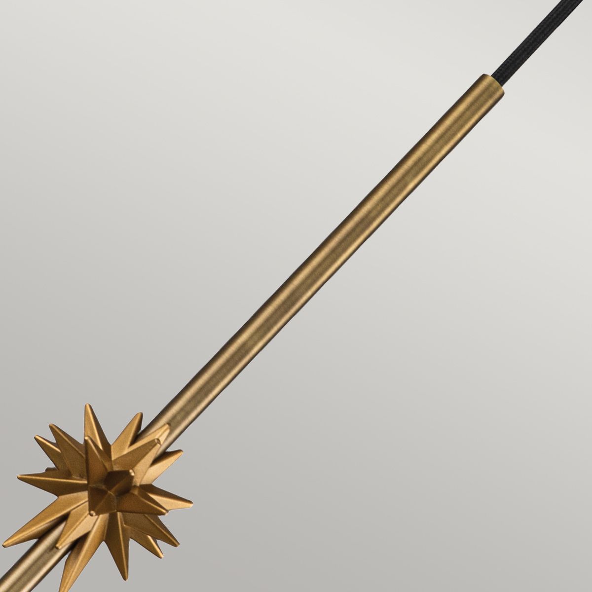Etoile 1lt Small Pendant - Aged Brass and Gold Leaf Aged Brass and Gold Leaf