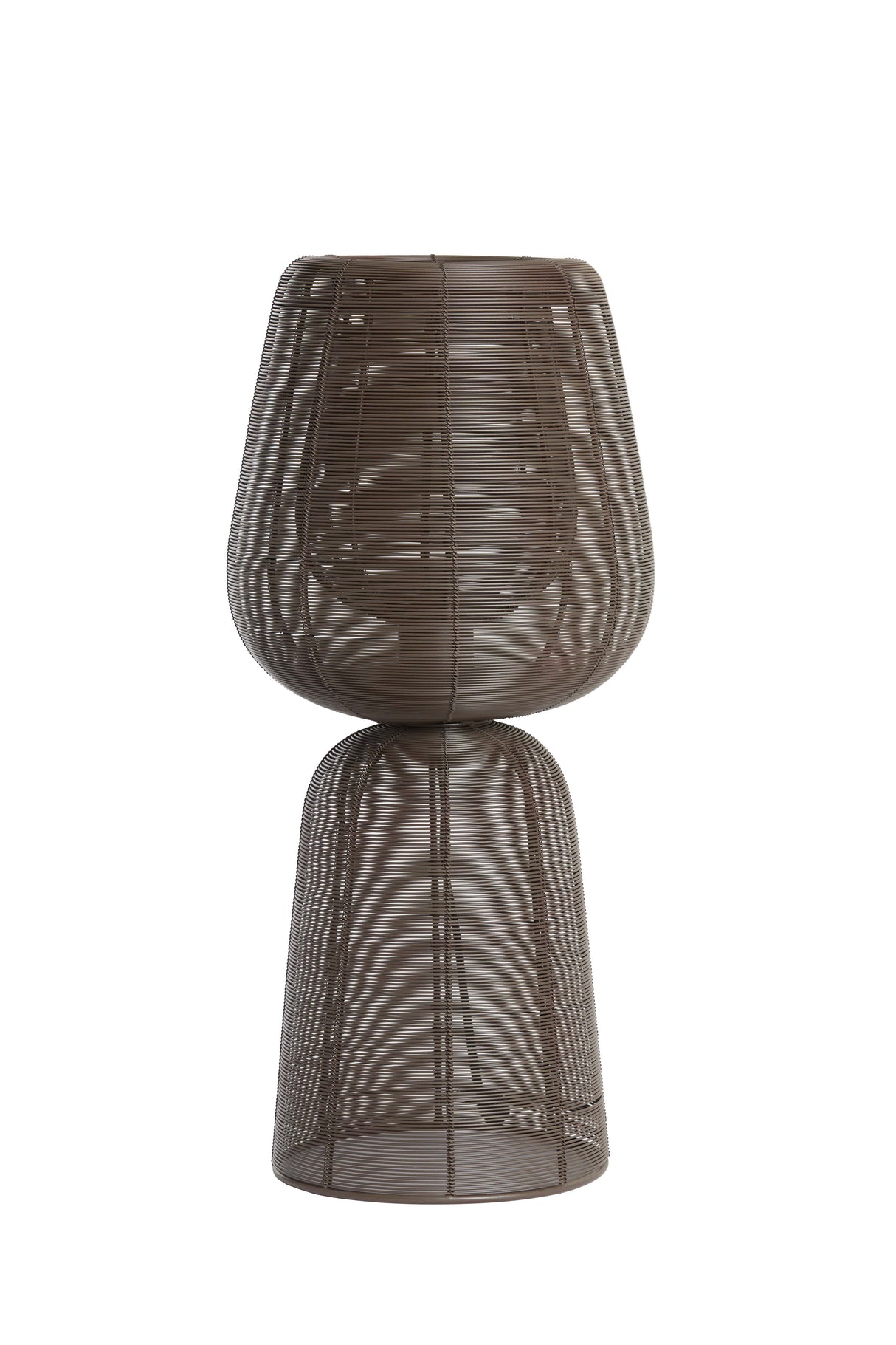 Elegant Dark Brown Table Lamp Ø24x54 cm - Aboso Collection