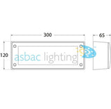 Extraleti 300 2x3W GX53 LED CCT, Surface Bricklight, Black/Opal