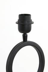 Elegant Stelios Matte Black Lamp Base 15x10x36 cm