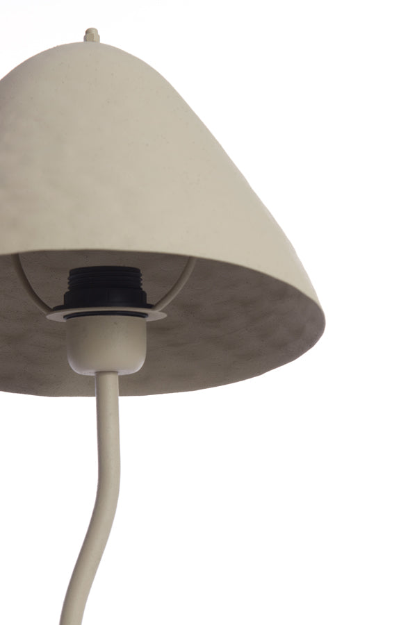 Elimo Matte Light Grey Table Lamp 25x50 cm