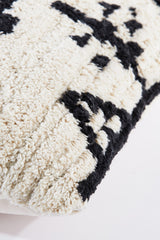 Pirna Natural-Black 45x45 cm Square Cushion