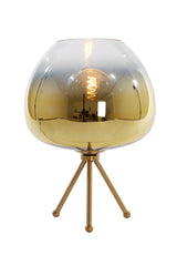 Golden Elegance: Mayson Crystal Glass Table Lamp Ø30x43 cm