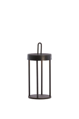 Sleek Black LED Table Lamp Ø13x28 cm - Isalo Design