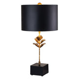 Camilia 1lt Table Lamp - Antique Gold and Black Antique Gold and Black