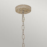 Flambeau Mardi Gras Inspired Black, Cream, and Gold Two-Light Pendant