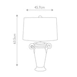 Gallier 1lt Table Lamp - Black and Gold Black and Gold