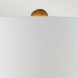 Elegant Neo White and Gold Leaf Table Lamp with Cylinder Shade