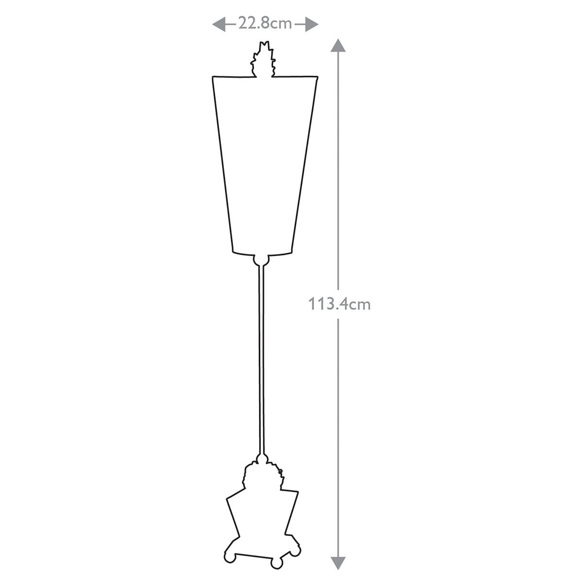 Elegant Peony Blossom Table Lamp with Taupe and Black Accents