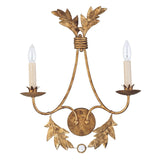 Gilded Gold Sweet Olive Dual Light Wall Fixture