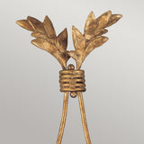 Gilded Gold Sweet Olive Dual Light Wall Fixture