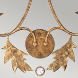 Gilded Gold Sweet Olive Dual Light Wall Fixture