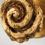 Swirl 1lt Large Wall Light - Gold Leaf Gold Leaf