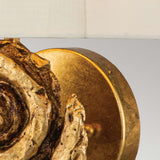 Swirl 1lt Large Wall Light - Gold Leaf Gold Leaf