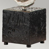 Swirl 1lt Table Lamp - Bone White Bone White and Black