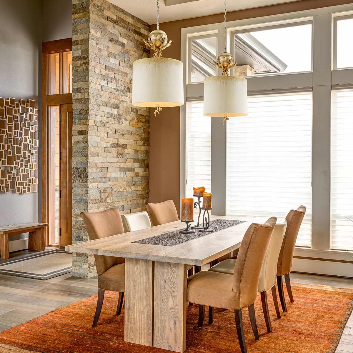 Trellis Pendant Light in Putty Patina and Silver Leaf Finish