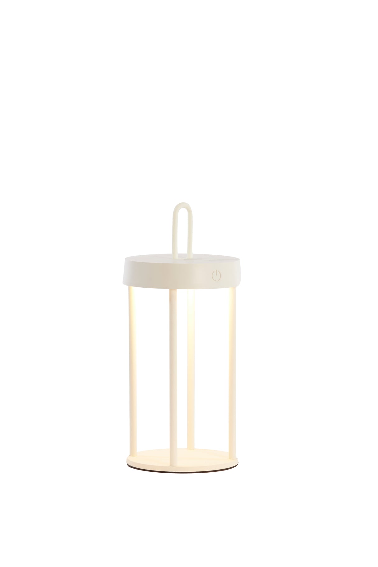 Elegant Cream LED Table Lamp Ø13x28 cm - Isalo Design