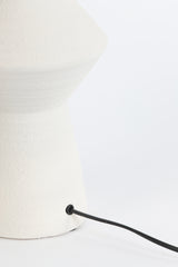 Elegant Ayla Ceramic Lamp Base in Cream - Ø22.5x61 cm
