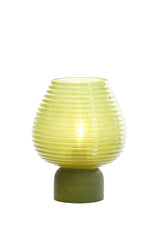 Emerald Glass LED Table Lamp Ø18x23 cm Alenna Design