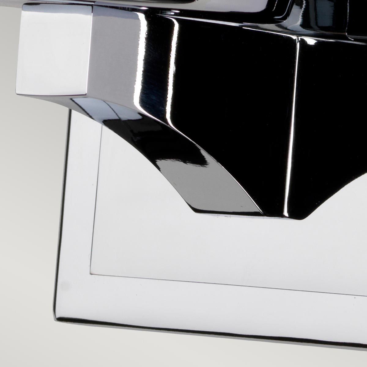 Amalia Polished Chrome Opal Glass Bathroom Wall Light